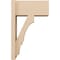 Ekena Millwork 7 1/2-in W x 14-in D x 22-in H Balboa Block Rough Cedar Woodgrain TimberThane Outlooker, Primed Tan OUTUR075X14X22BOA44RCPR - alternate 2